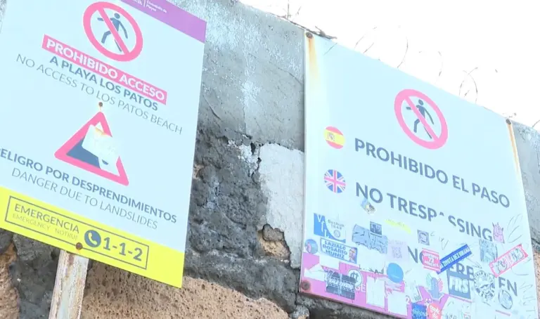 Multas de hasta 1.500 euros por saltarse los cierres de playas y accesos costeros en Tenerife