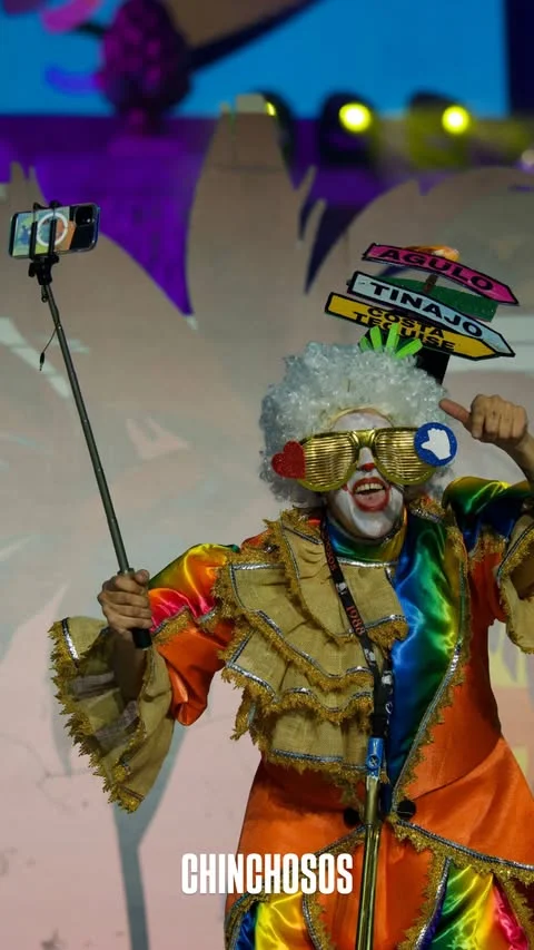 Murguero de Chinchosos en el Concurso de Murgas de Santa Cruz de Tenerife 