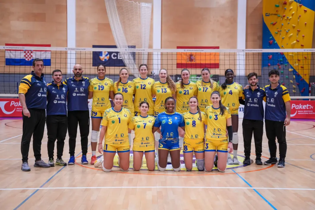 El CV Emalsa Gran Canaria sella un histórico pase a los cuartos de final de la Challenge Cup