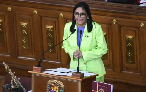 Delcy Rodríguez pide «unidad» a los venezolanos ante la «nueva etapa» política