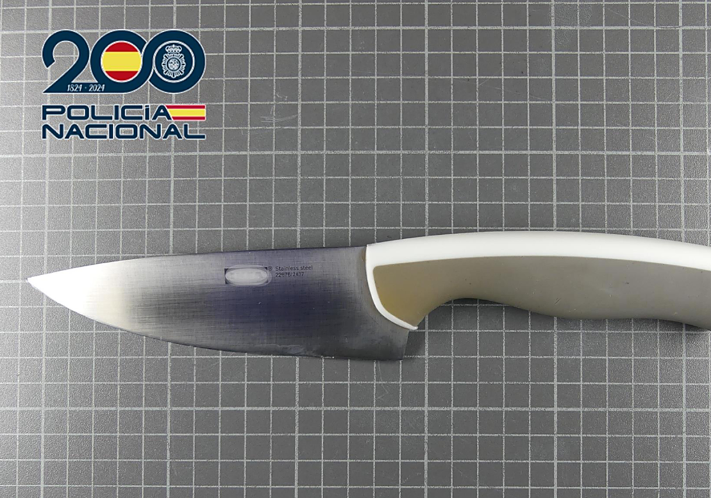 Detenido en Lanzarote por apuñalar a la pareja de su madre para evitar una agresión. Policía Nacional.