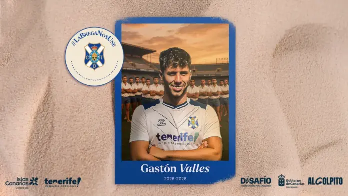 Gastón Valles, fichaje ofensivo para el CD Tenerife