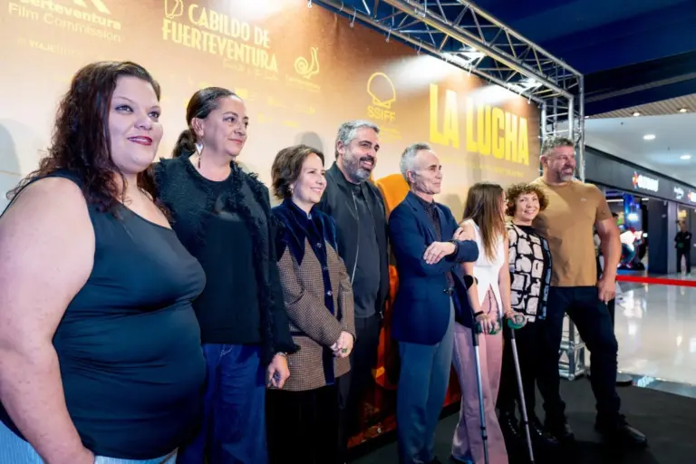 Fuerteventura acogió con emoción el primer pase público de la película ‘La Lucha’