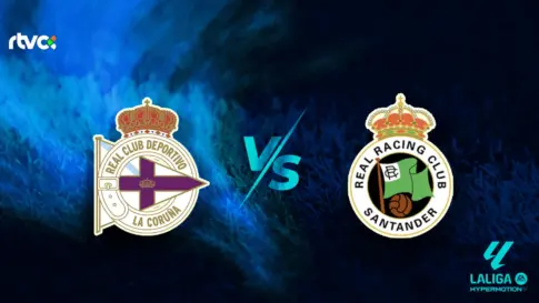 Deportivo La Coruña vs Racing Santander: horario, alineaciones y minuto a minuto | LaLiga Hypermotion 25-26