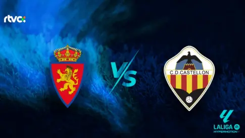 Real Zaragoza vs CD Castellón: horario, alineaciones y minuto a minuto | LaLiga Hypermotion 25-26