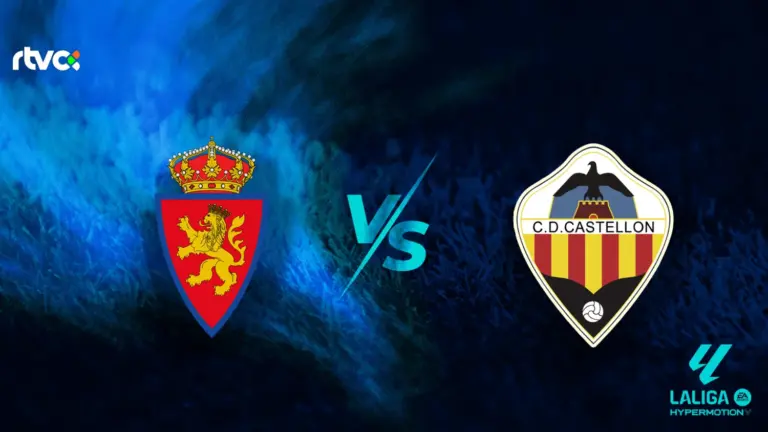 Real Zaragoza vs CD Castellón: horario, alineaciones y minuto a minuto | LaLiga Hypermotion 25-26