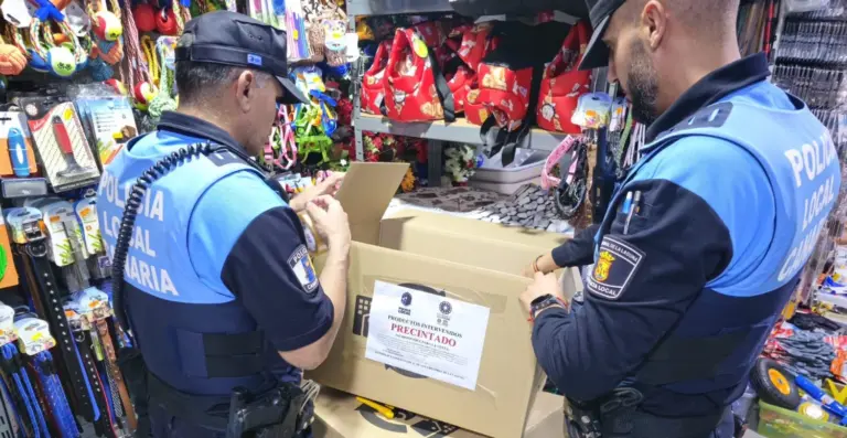 La Policía Local de La Laguna retira 3.600 juguetes por incumplir normas de seguridad
