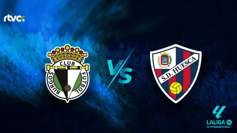 Burgos CF vs SD Huesca: horario, alineaciones y minuto a minuto | LaLiga Hypermotion 25-26
