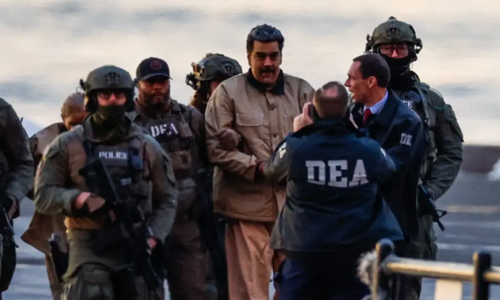 Nicolás Maduro trasladado al Tribunal Federal del Distrito Sur de Nueva York donde comparecerá este lunes. Imagen Reuters