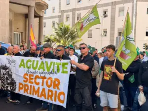 Movilización agricultura en Tenerife