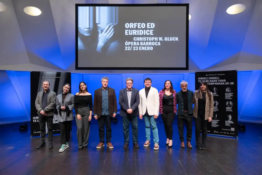 Presentación de Orfeo Ed Euridice. Imagen cedida por el Cabildo de Tenerife