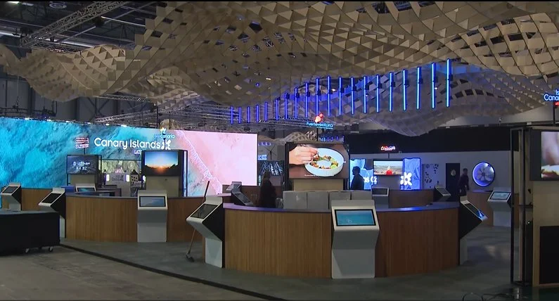 Pabellón de Canarias en la Feria Internacional de Turismo (Fitur). Imagen RTVC