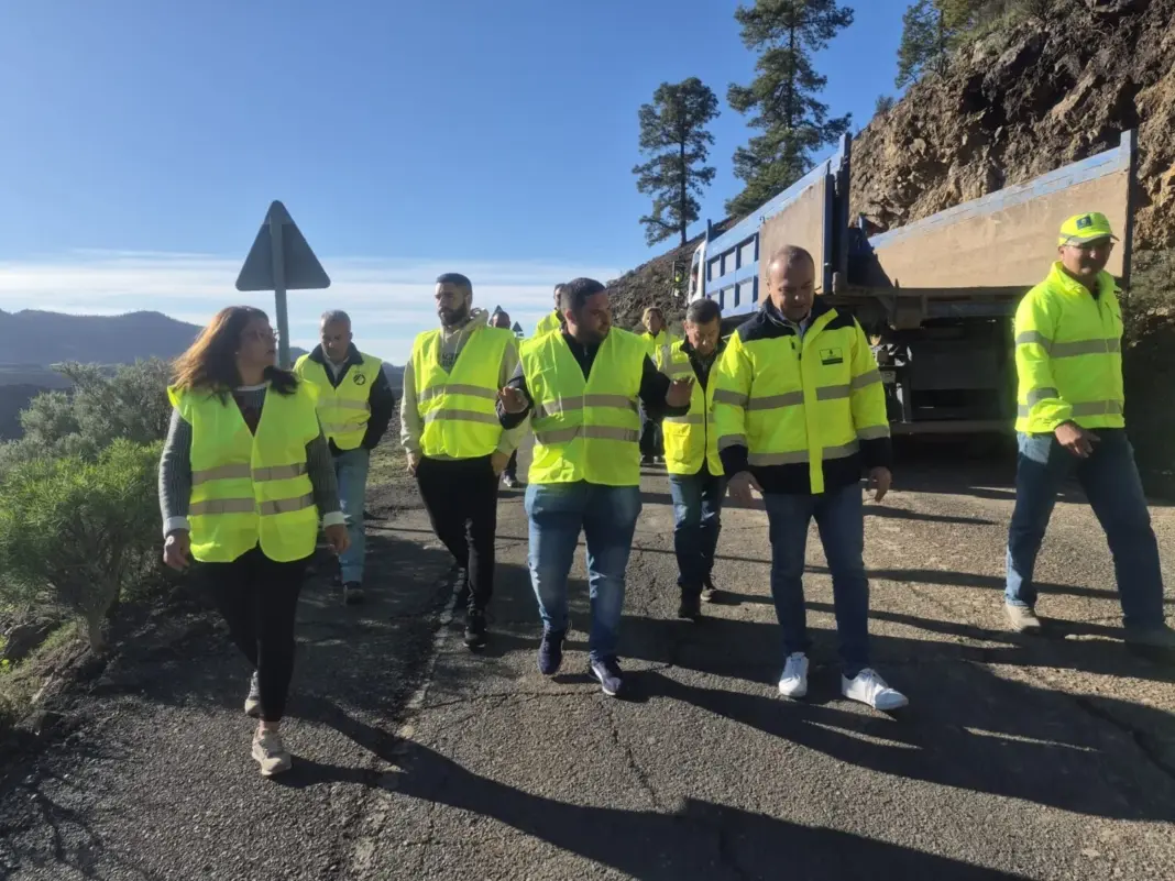 Gran Canaria refuerza la seguridad en la carretera de la Presa de Las Niñas
