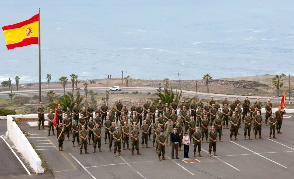 Reconocimiento a los militares de la Brigada 'Canarias' XVI. Imagen Mando de Canarias