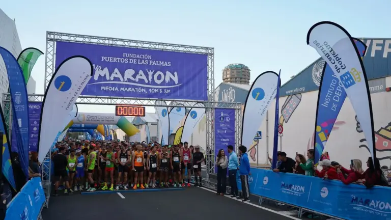 Éxito de la Media Maratón Fundación Puertos de Las Palmas con más de 2.000 participantes