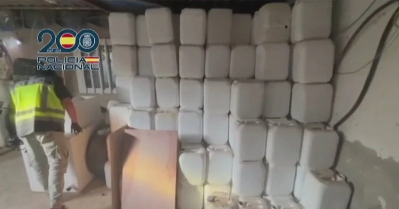 Golpe histórico a la logística del narcotráfico en el Atlántico: 105 detenidos. Imagen Policía Nacional