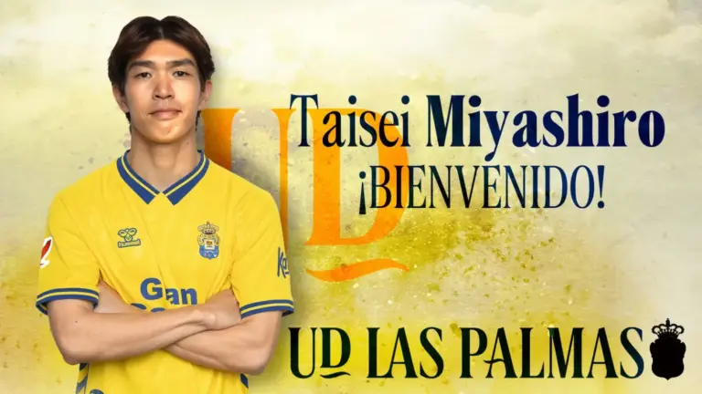 Taisei Miyashiro, nuevo jugador de la UD Las Palmas