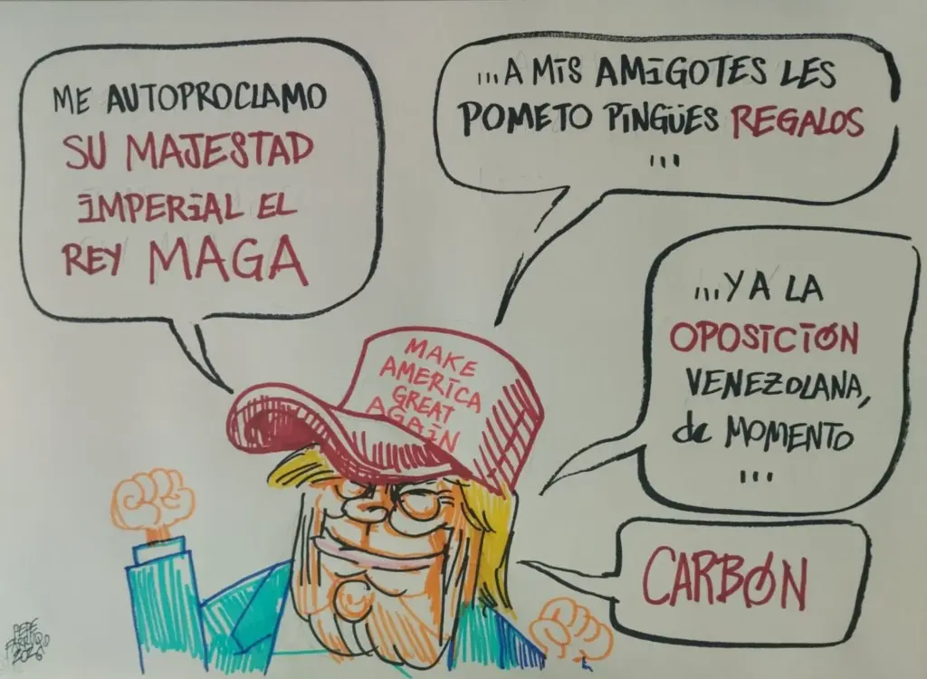 Viñeta Farruco, 5 enero 2026. Trump-Venezuela
