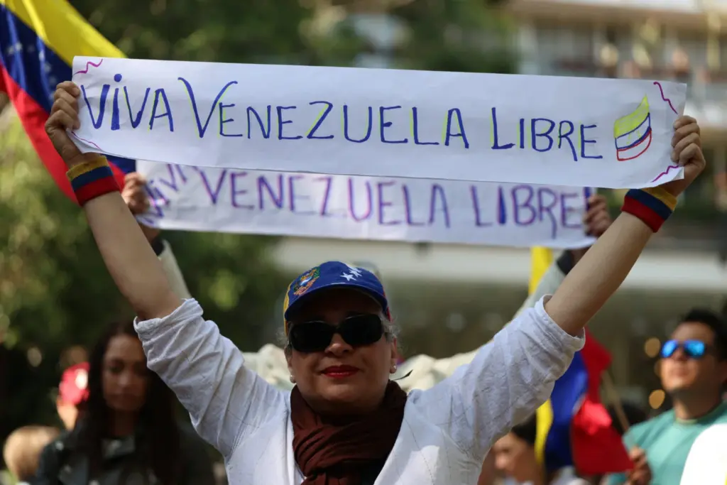 Los venezolanos fuera del país se concentrado y manifestado en distintos países tras la detención de Maduro. Imagen Reuters