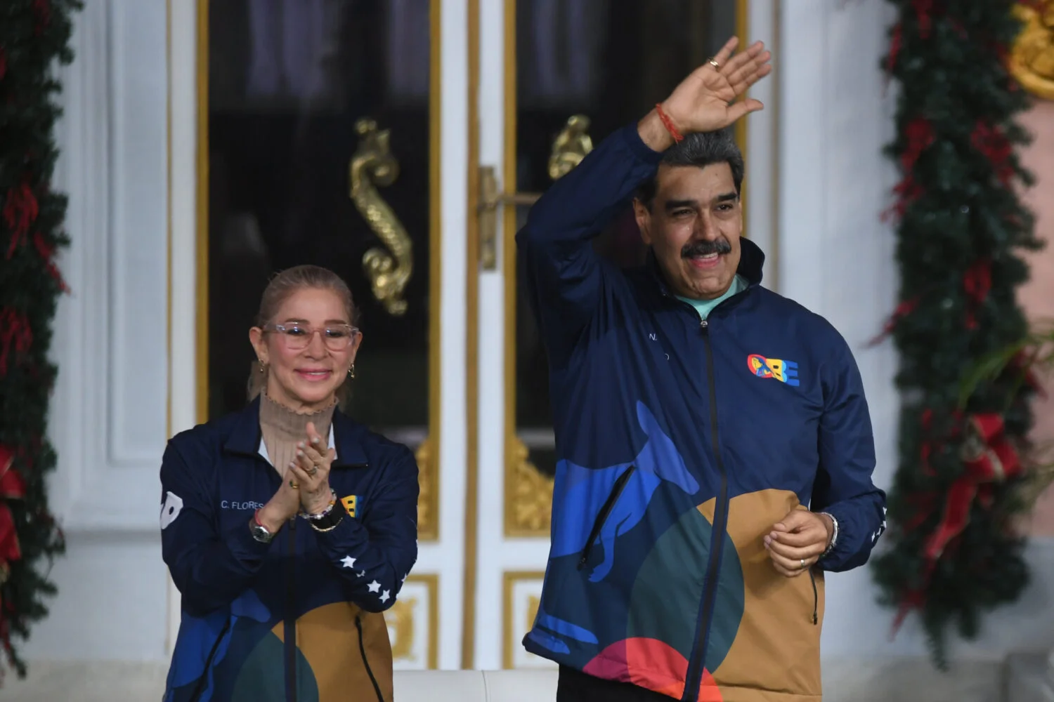 Nicolás Maduro y su esposa Cilia Flores
