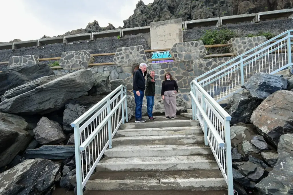 Finalizan las obras de mejoras de accesibilidad del paseo de La Laja. Ayuntamiento de Las Palmas de Gran Canaria.