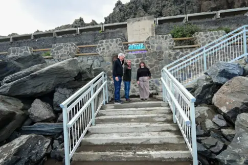 Finalizan las obras de mejoras de accesibilidad del paseo de La Laja 