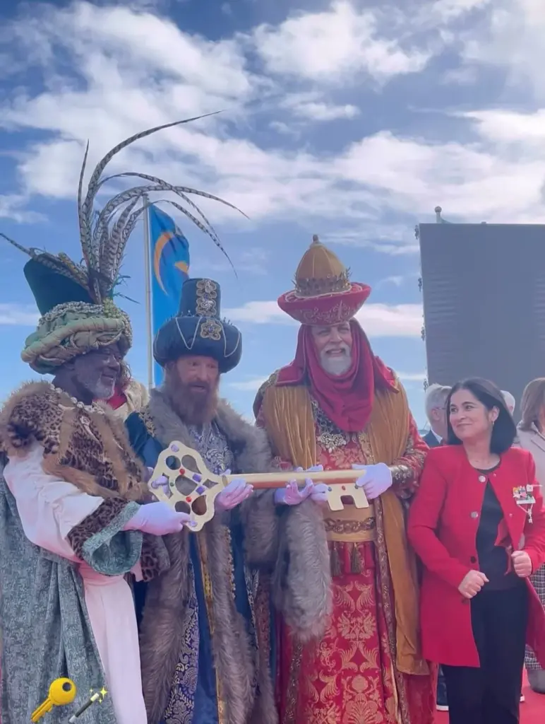 Los Reyes Magos reciben la llave de la ciudad de Las Palmas de Gran Canaria