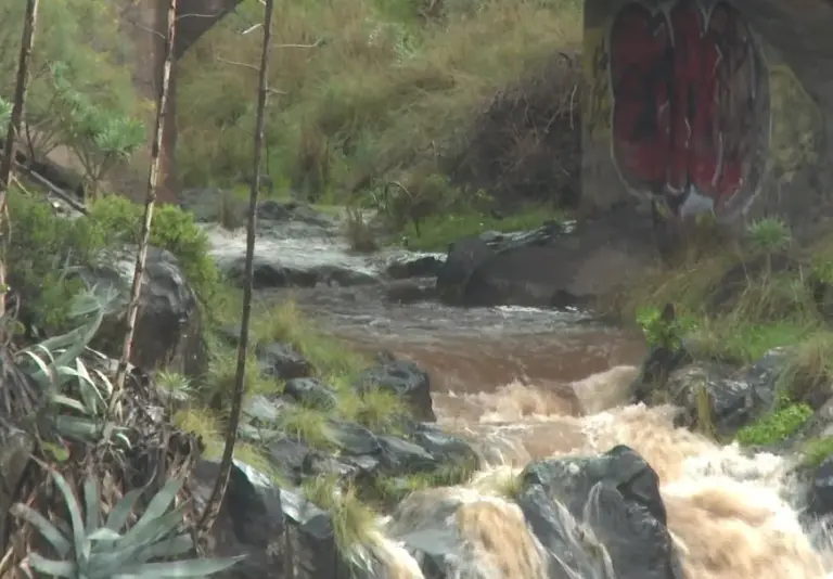 Tenerife vigila el caudal de los barrancos ante el riesgo de inundaciones