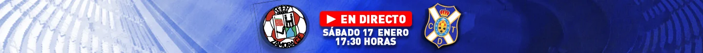 Club deportivo Tenerife vs Zamora CF en directo en Televisión Canaria