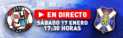 Club deportivo Tenerife vs Zamora CF en directo en Televisión Canaria
