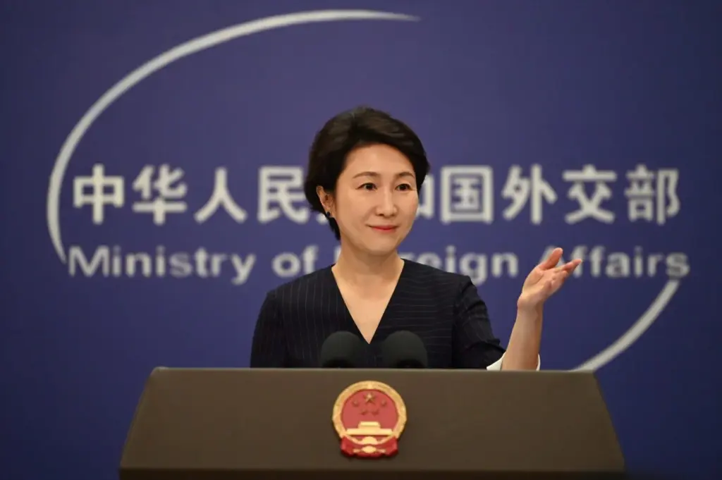 La portavoz del Ministerio de Exteriores de China, Mao Ning.
- Johannes Neudecker/dpa - Archivo