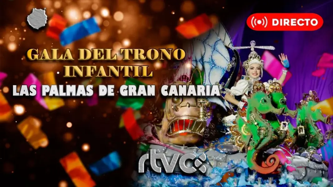 Gala del trono infantil del Carnaval de Las Palmas de Gran Canaria