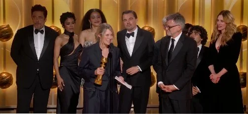 La película de Paul Thomas Anderson 'Una batalla tras otra' se convirtió en la más galardonada de la 83ª edición de los Globos de Oro 