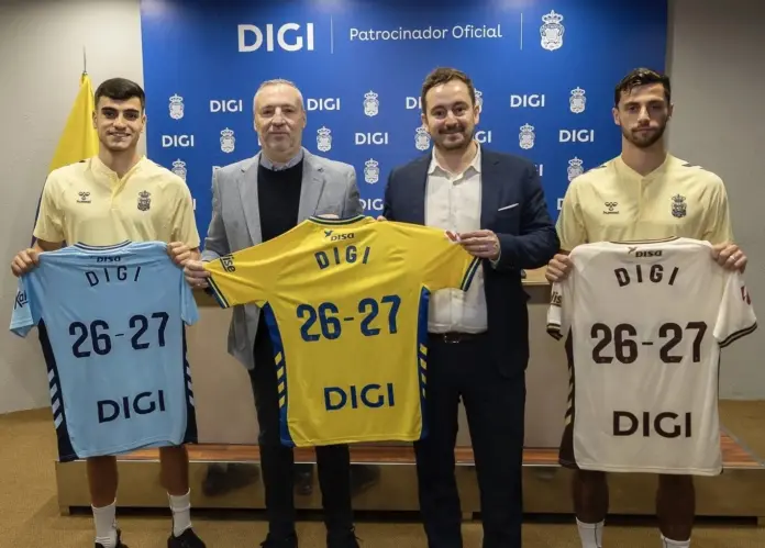 DIgi patrocinio UD Las Palmas