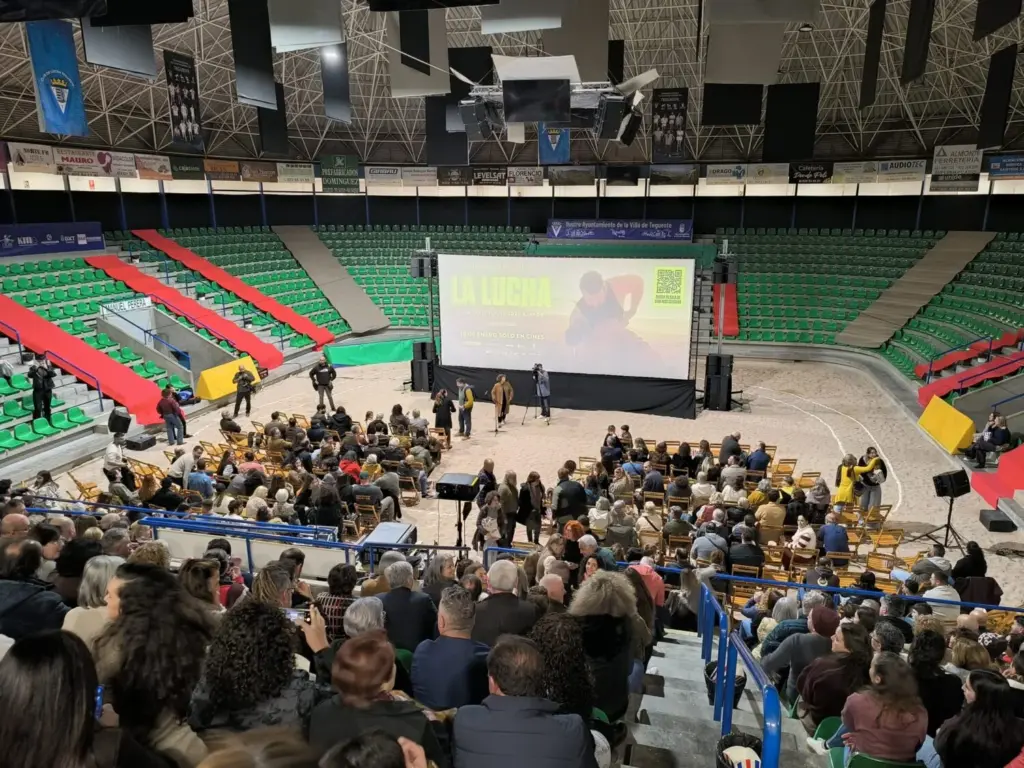 El preestreno de la película La Lucha se ha realizado en el Terrero Insular Mencey Tegueste / Deportes RTVC 