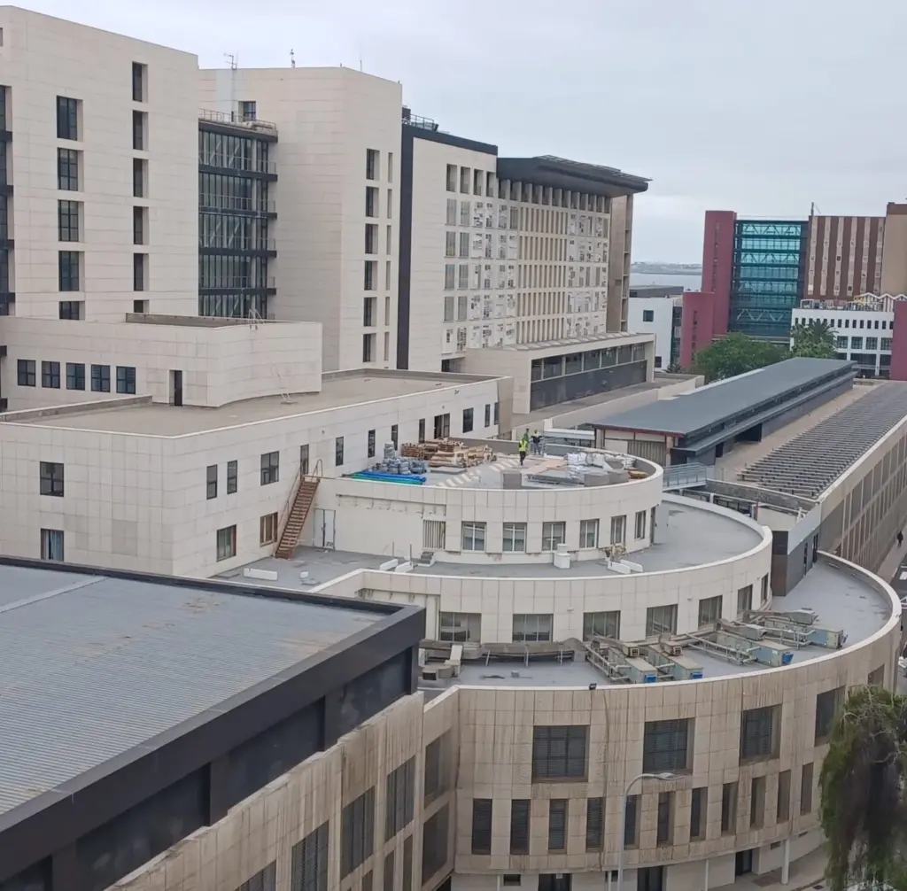 Obras en el Hospital Universitario Insular de Gran Canaria. Imagen cedida