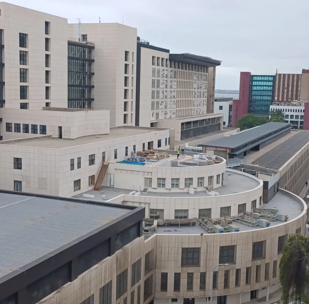 Obras en el Hospital Universitario Insular de Gran Canaria. Imagen cedida