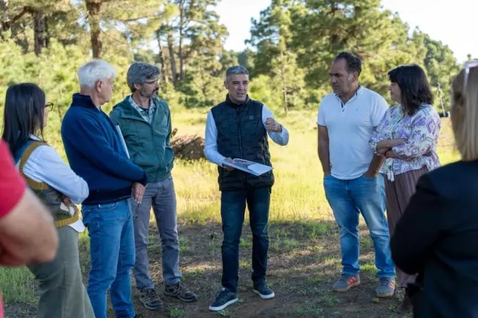 Canarias acelera la construcción de la balsa de riego de El Pinar