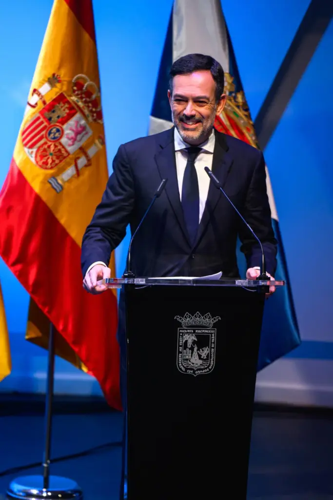 Lope Afonso en el acto institucional de la celebración del primer Día de Tenerife