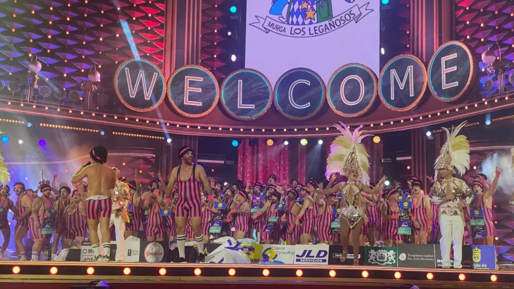 Los Legañosos en la final de murgas 2026