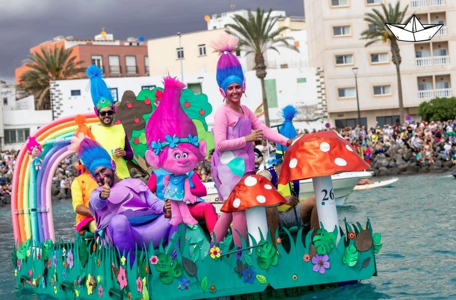 Regata de Achipencos. Imagen del programa de los Carnavales de Puerto del Rosario