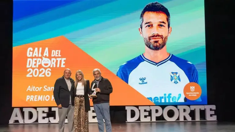 Aitor Sanz, reconocido con el Premio Honorífico en la XI Gala del Deporte de Adeje