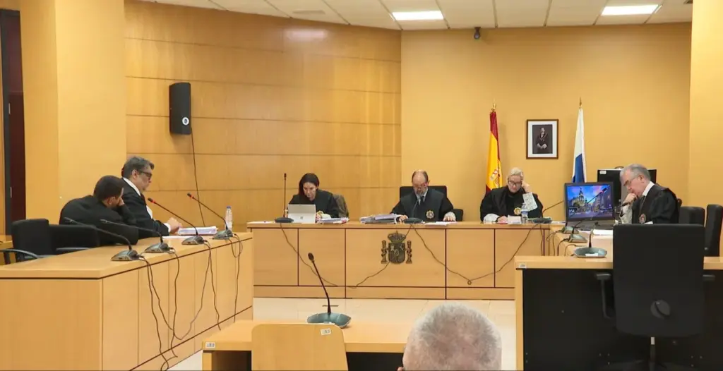 Imagen del juicio en la Audiencia Provincial de Santa Cruz de Tenerife. Imagen RTVC
