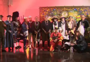 Las figuras históricas del Carnaval de Tenerife y Gran Canaria se hermanan en Agüimes