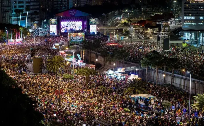 Sábado de Piñata en el Carnaval de Santa Cruz de Tenerife. Imagen Ayuntamiento de Santa Cruz de Tenerife