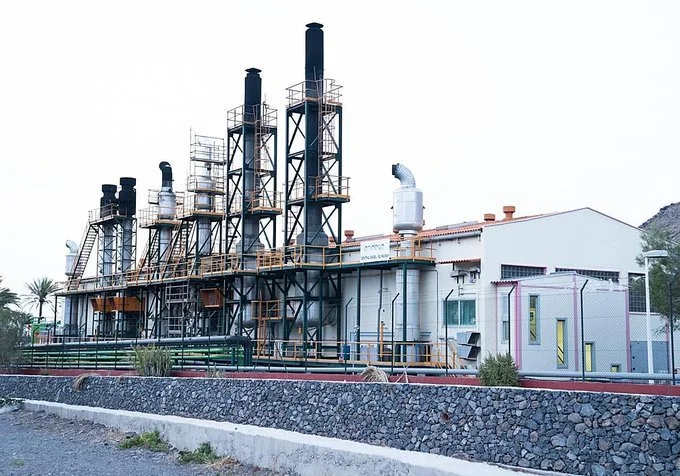 Central en La Gomera. Imagen Transición Ecológica y Energía del Gobierno de Canarias