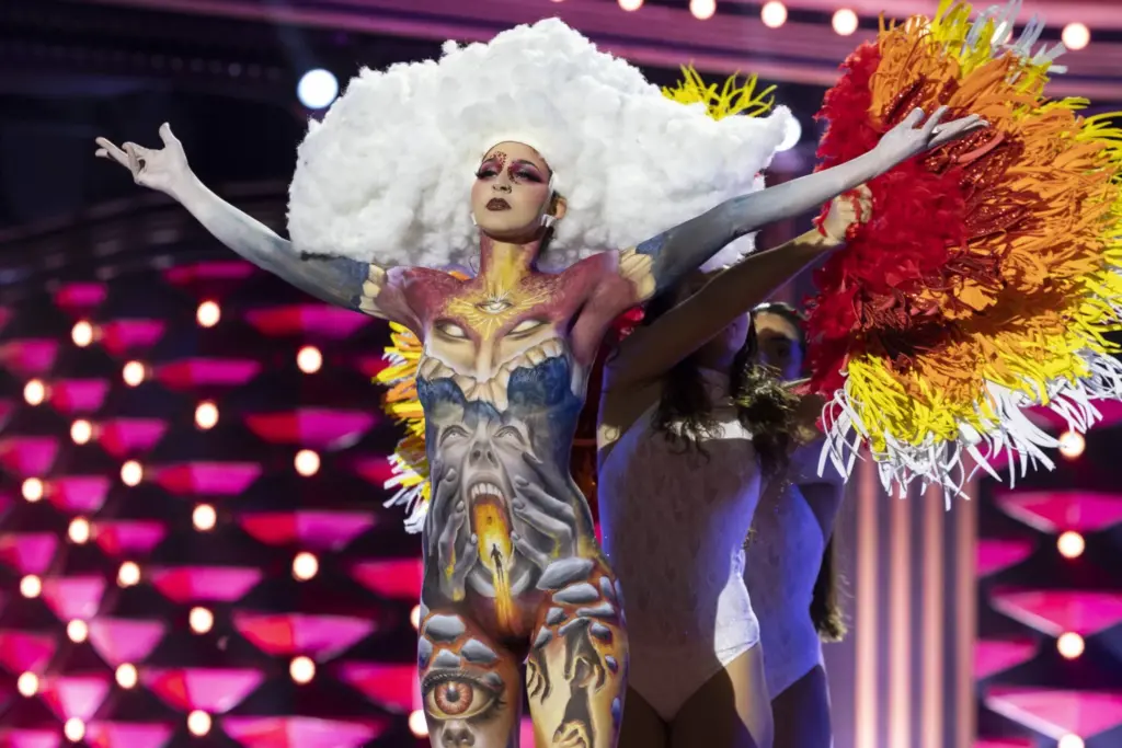 Concurso Maquillaje Corporal tercer premio