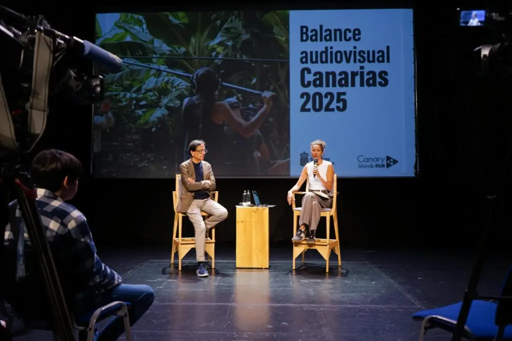 Presentación del balance 2025 de los rodajes de cine y televisión en las islas. Imagen Cultura Gobierno de Canarias