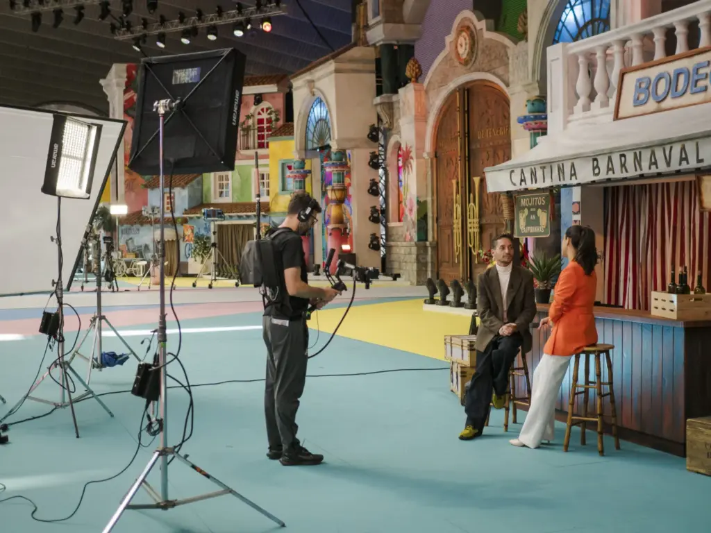 Daniel Pages, director de la Gala de la Reina en Telenoticias 1. Imagen Álvaro Armas