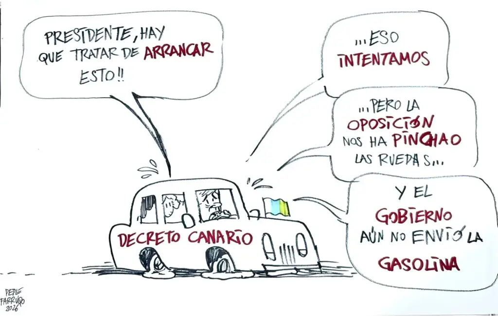 Viñeta Farruqo Decreto Canarias 24 febrero 2026